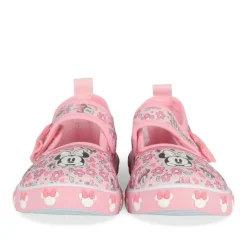 Baskets ROSE Fille Motif Fleuri Scratch