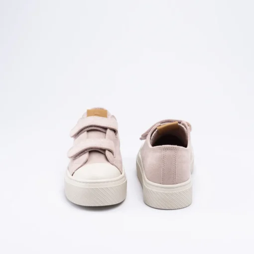 Baskets ROSE Fille Motif Uni Scratch