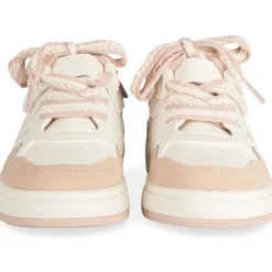 Baskets ROSE Fille Motif Uni Scratch