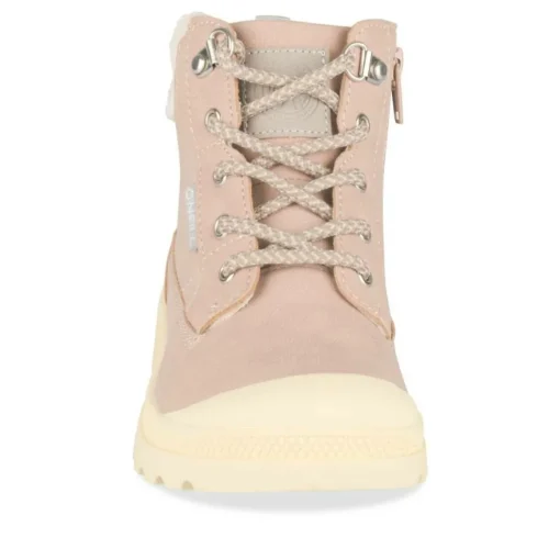 Baskets ROSE Fille Motif Uni Lacets