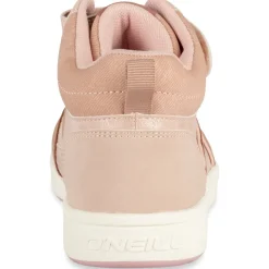 Baskets ROSE Fille Motif Uni Scratch + Elastique