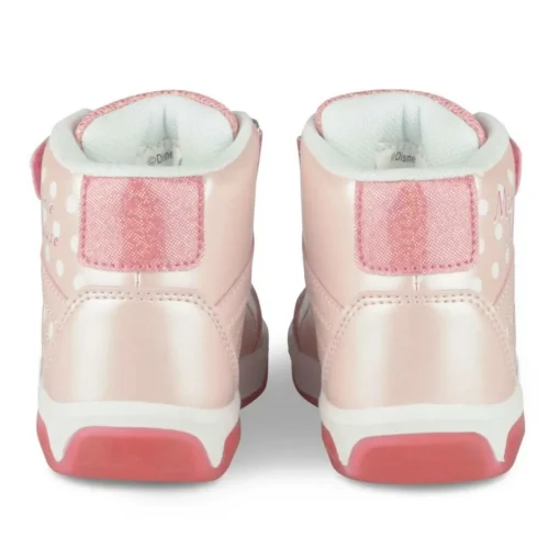 Baskets ROSE Fille Motif Iridescent Scratch