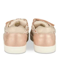 Baskets ROSE Fille Motif Coeurs Scratch