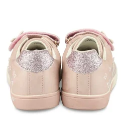 Baskets ROSE Fille Motif Animal Scratch