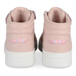 Baskets ROSE Fille Motif Uni Scratch