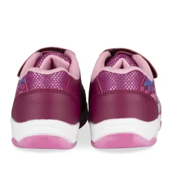 Baskets ROSE Fille Motif Uni Scratch