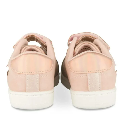 Baskets ROSE Fille Motif Uni Scratch