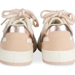 Baskets ROSE Fille Motif Uni Scratch