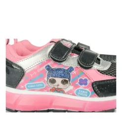 Baskets ROSE Fille Motif Animal Scratch