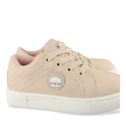 Baskets ROSE Fille Motif Animal Lacets