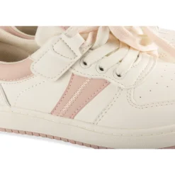 Baskets ROSE Fille Motif Uni Scratch