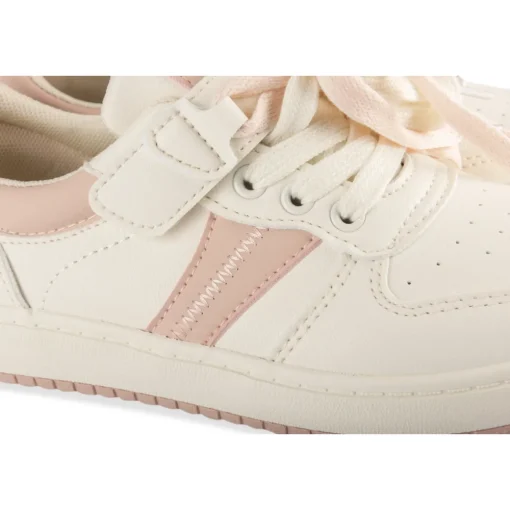 Baskets ROSE Fille Motif Uni Scratch