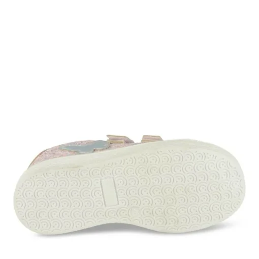 Baskets ROSE Fille Motif Paillettes Scratch