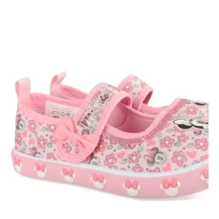 Baskets ROSE Fille Motif Fleuri Scratch