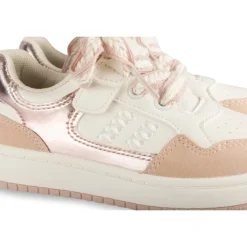 Baskets ROSE Fille Motif Uni Scratch