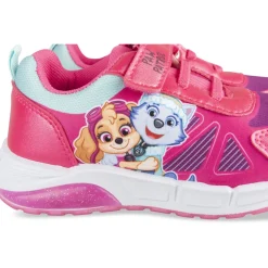 Baskets ROSE Fille Motif Uni Scratch