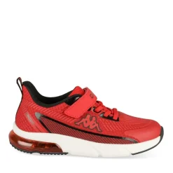 Baskets ROUGE Garçon Motif Uni Scratch