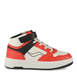 Baskets ROUGE Garçon Motif Uni Scratch
