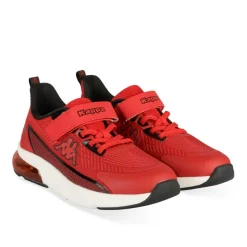 Baskets ROUGE Garçon Motif Uni Scratch