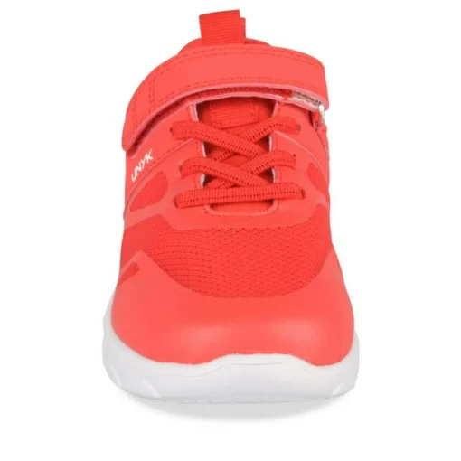 Baskets ROUGE Garçon Motif Uni Scratch