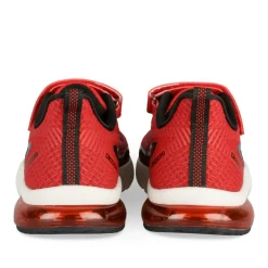 Baskets ROUGE Garçon Motif Uni Scratch