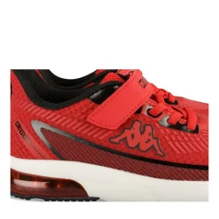 Baskets ROUGE Garçon Motif Uni Scratch