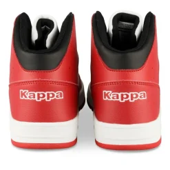 Baskets ROUGE Homme Motif Uni Lacets