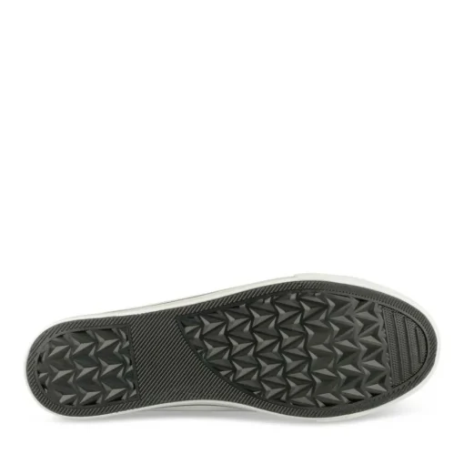 Baskets ROUGE Homme Motif Uni Lacets