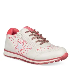 Baskets Running BLANC Fille Lacets