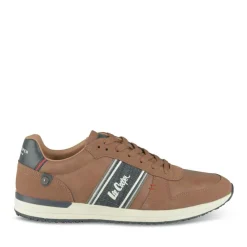 Baskets Running COGNAC Homme Motif Uni Lacets
