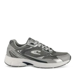 Baskets Running GRIS Homme Motif Uni Lacets