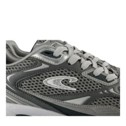 Baskets Running GRIS Homme Motif Uni Lacets