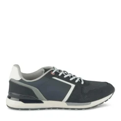 Baskets Running MARINE Homme Motif Uni Lacets