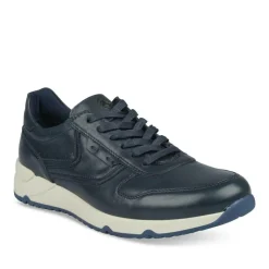 Baskets Running MARINE Homme CUIR