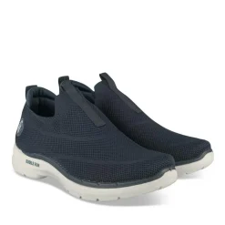 Baskets Running MARINE Homme Motif Uni A Enfiler