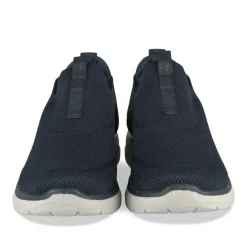 Baskets Running MARINE Homme Motif Uni A Enfiler