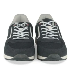 Baskets Running MARINE Homme Motif Uni Lacets
