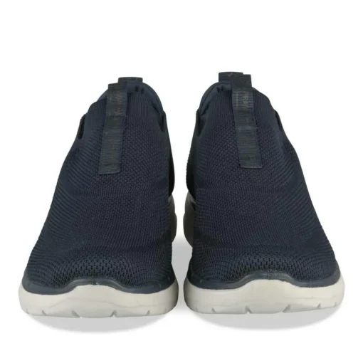 Baskets Running MARINE Homme Motif Uni A Enfiler