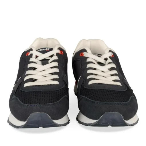 Baskets Running MARINE Homme Motif Uni Lacets