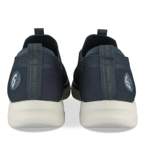 Baskets Running MARINE Homme Motif Uni A Enfiler