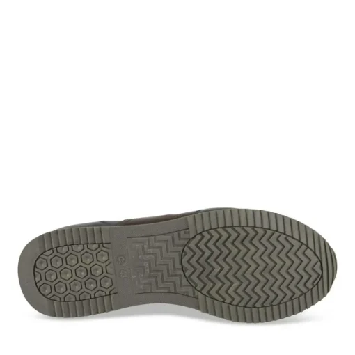 Baskets Running MARINE Homme Motif Uni Lacets