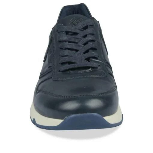 Baskets Running MARINE Homme CUIR