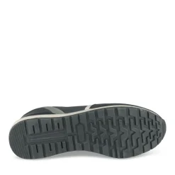 Baskets Running MARINE Homme Motif Uni Lacets