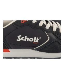 Baskets Running MARINE Homme Motif Uni Lacets