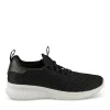 Baskets Running NOIR Femme Motif Uni A Enfiler