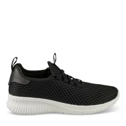 Baskets Running NOIR Femme Motif Uni A Enfiler