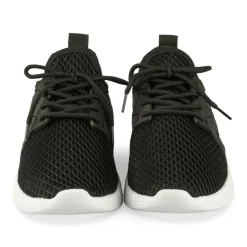Baskets Running NOIR Femme Motif Uni A Enfiler