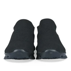 Baskets Running NOIR Femme Motif Uni A Enfiler