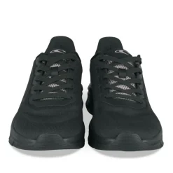 Baskets Running NOIR Femme Motif Uni Lacets