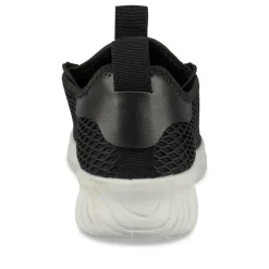 Baskets Running NOIR Femme Motif Uni A Enfiler